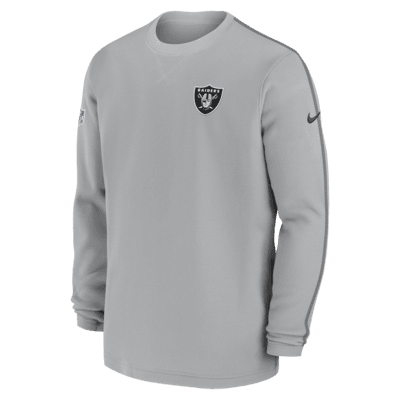 Good Las Vegas Raiders Nike Sideline Coaches UV Performance Long Sleeve T-Shirt Sz XL